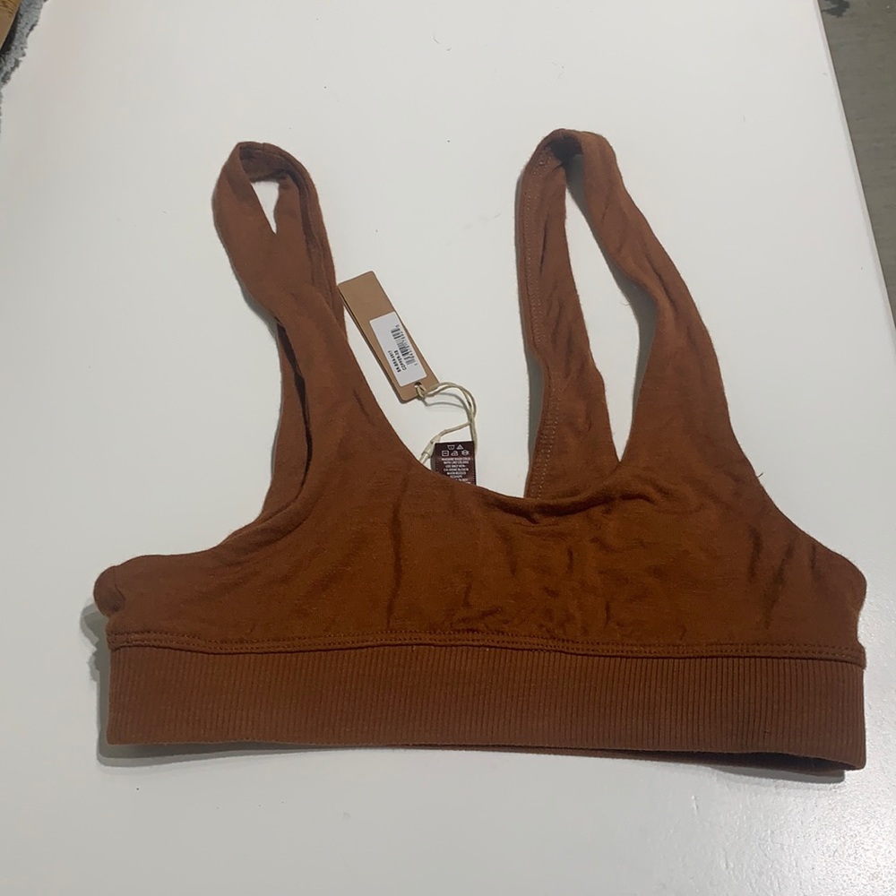 NWT  SKIMS COPPER SLEEP BRA